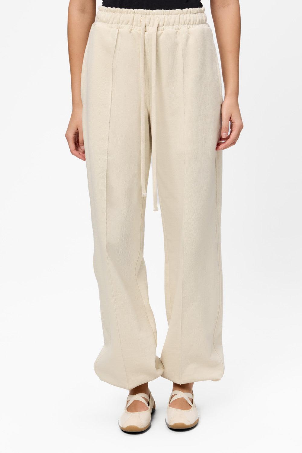 Skipper czarne rozszerzane spodnie W