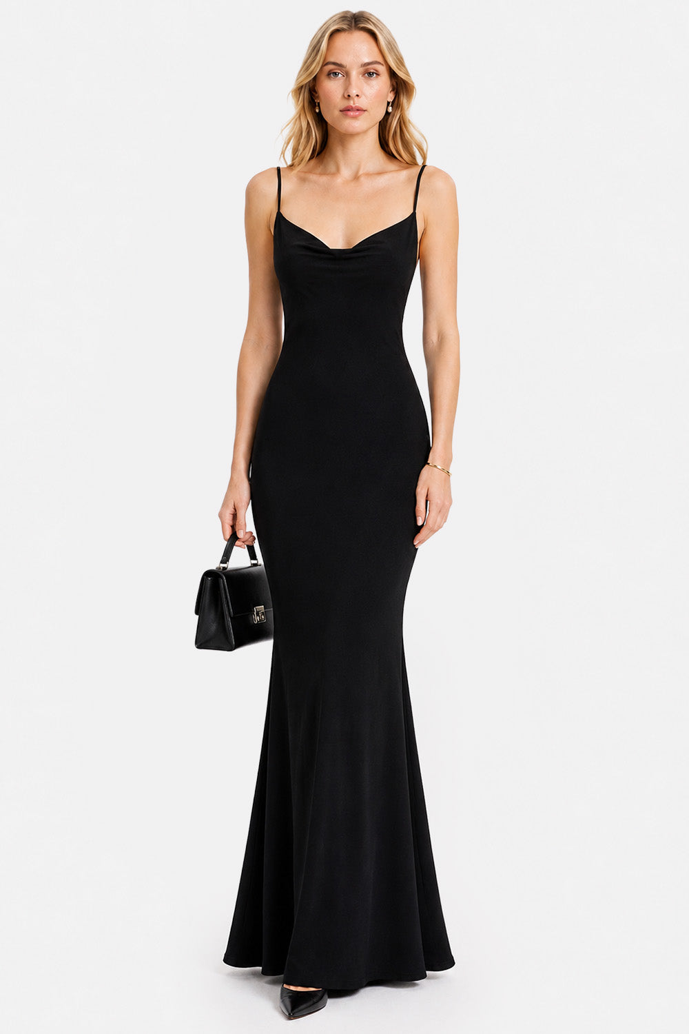 Riviera Maxi Black Dress
