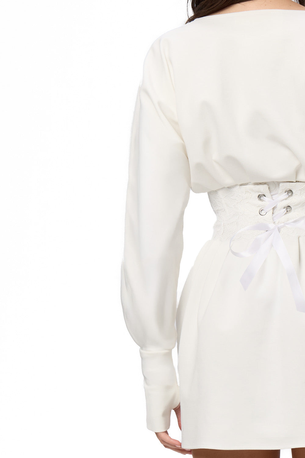 Nyssa Czarna Sukienka dla Kobiet