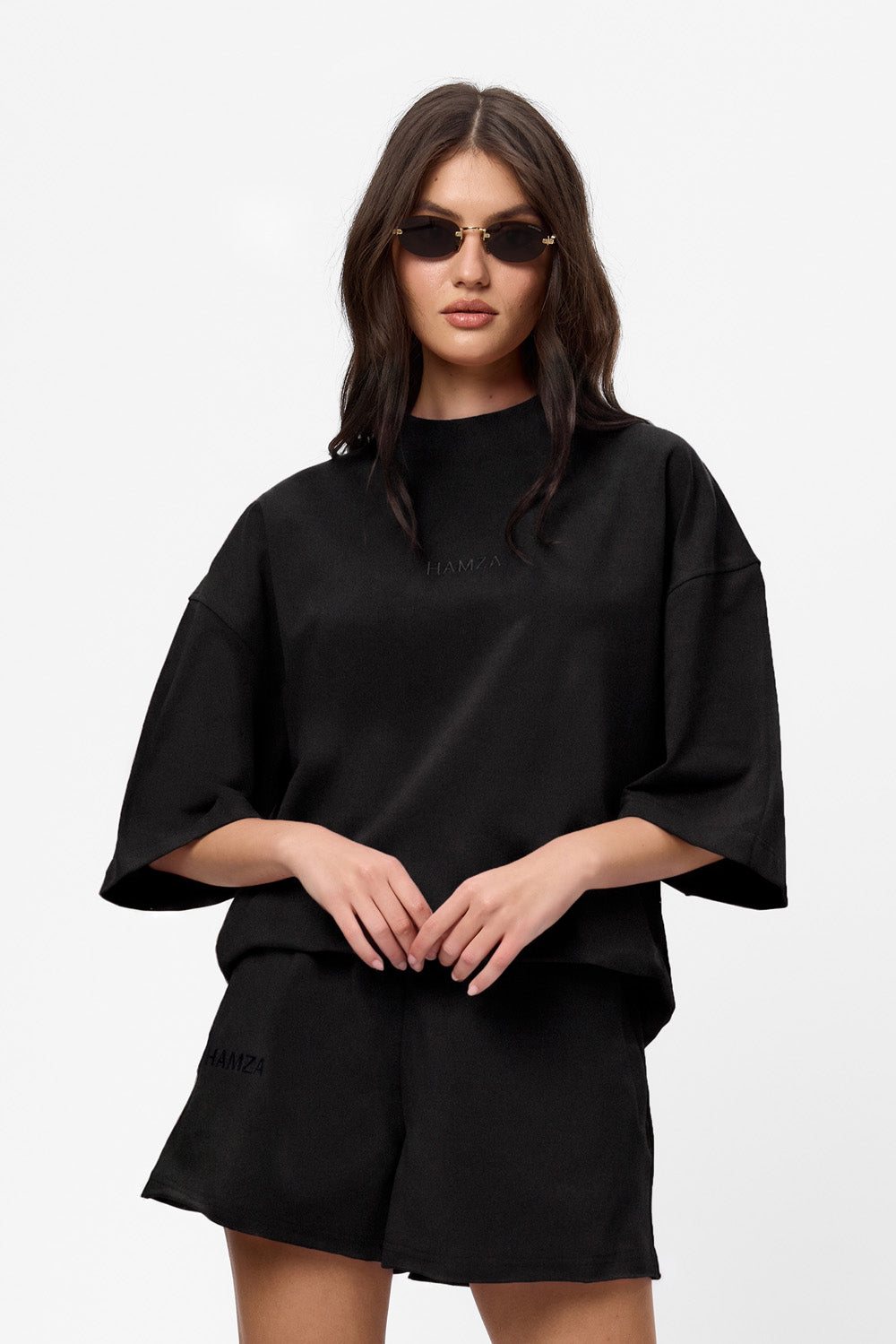 Midnight oversized cotton T-shirt
