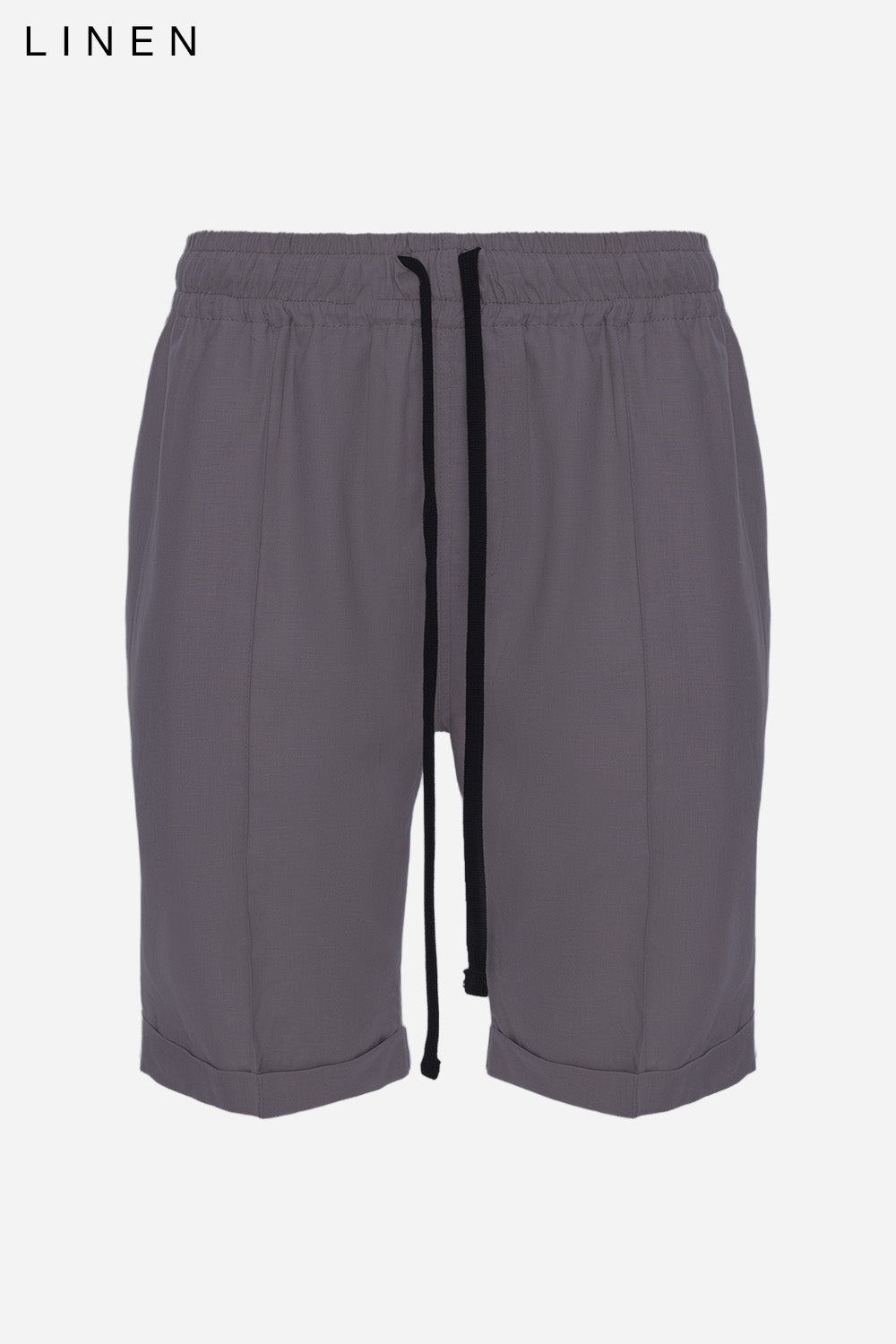 Thomas Black Linen Shorts