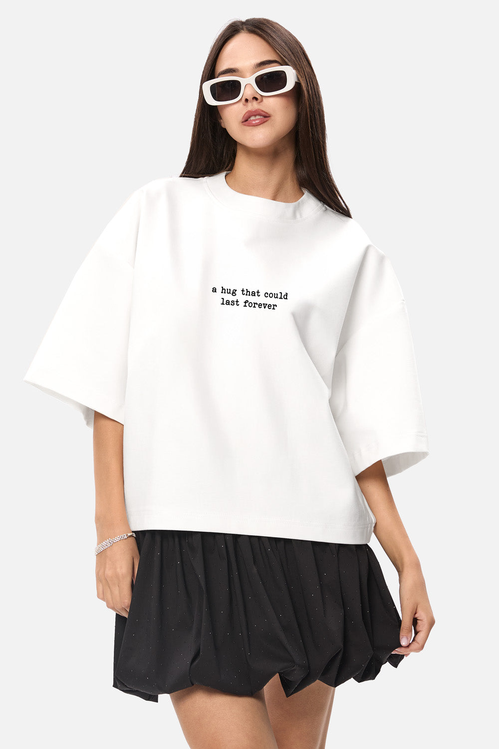 Charmante drukowana koszulka w kolorze Off-White W