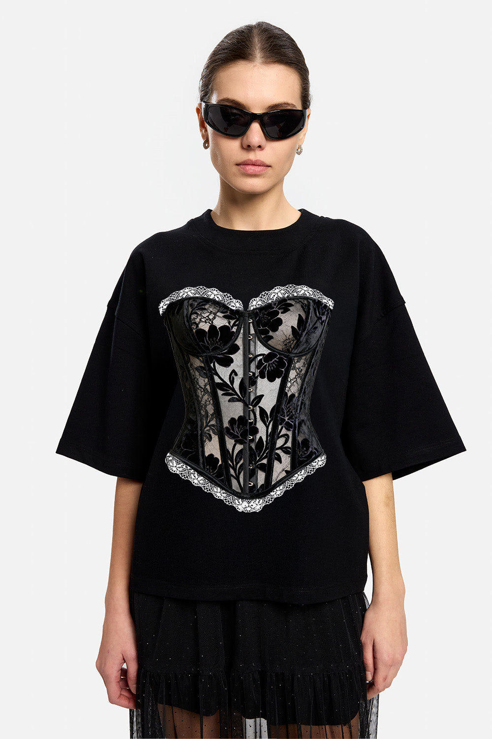 Charmante drukowana koszulka w kolorze Off-White W