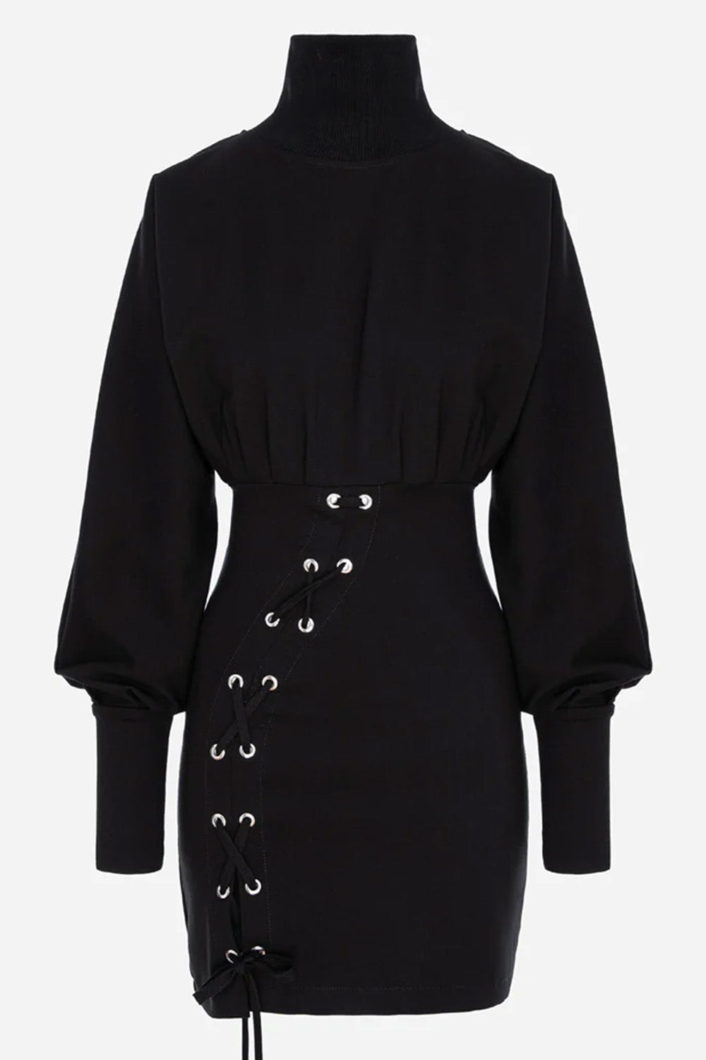 Nyssa Czarna Sukienka dla Kobiet