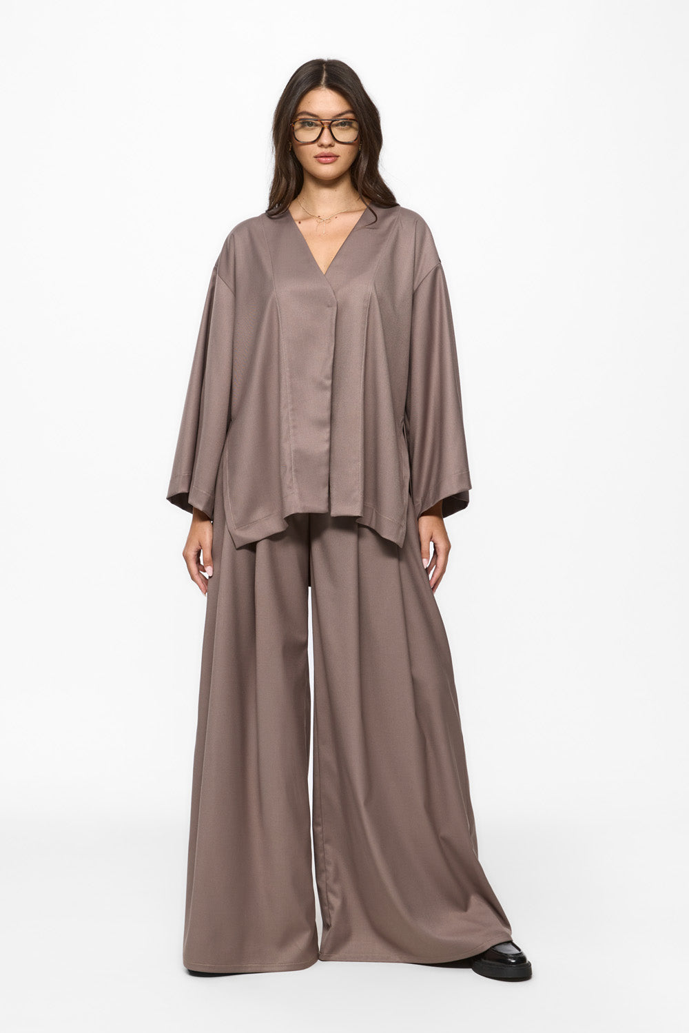 Kimi Beige Cloth Cardigan