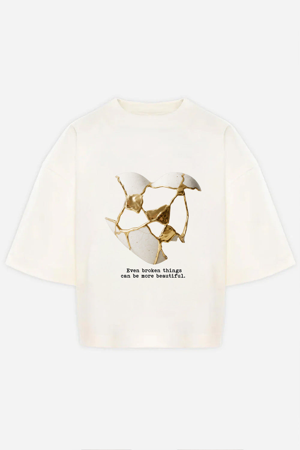 Charmante drukowana koszulka w kolorze Off-White W