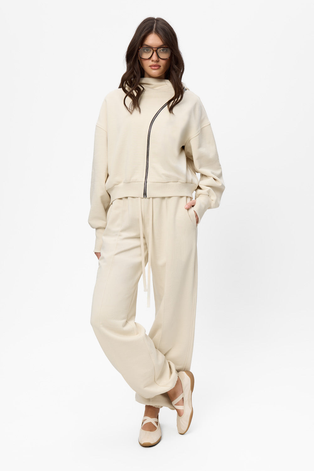 Hera Vanilla Cotton Hoodie