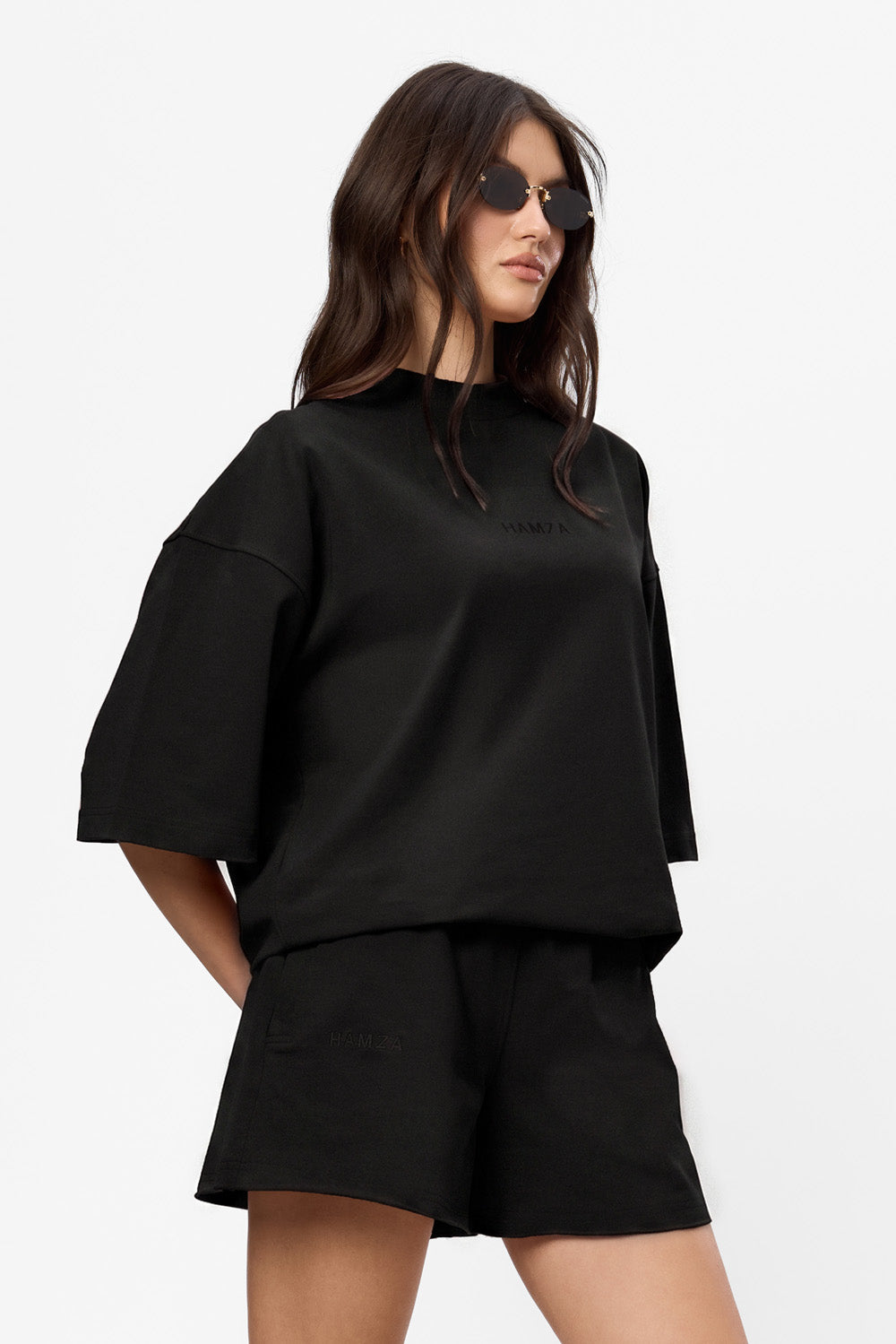 Midnight oversized cotton T-shirt