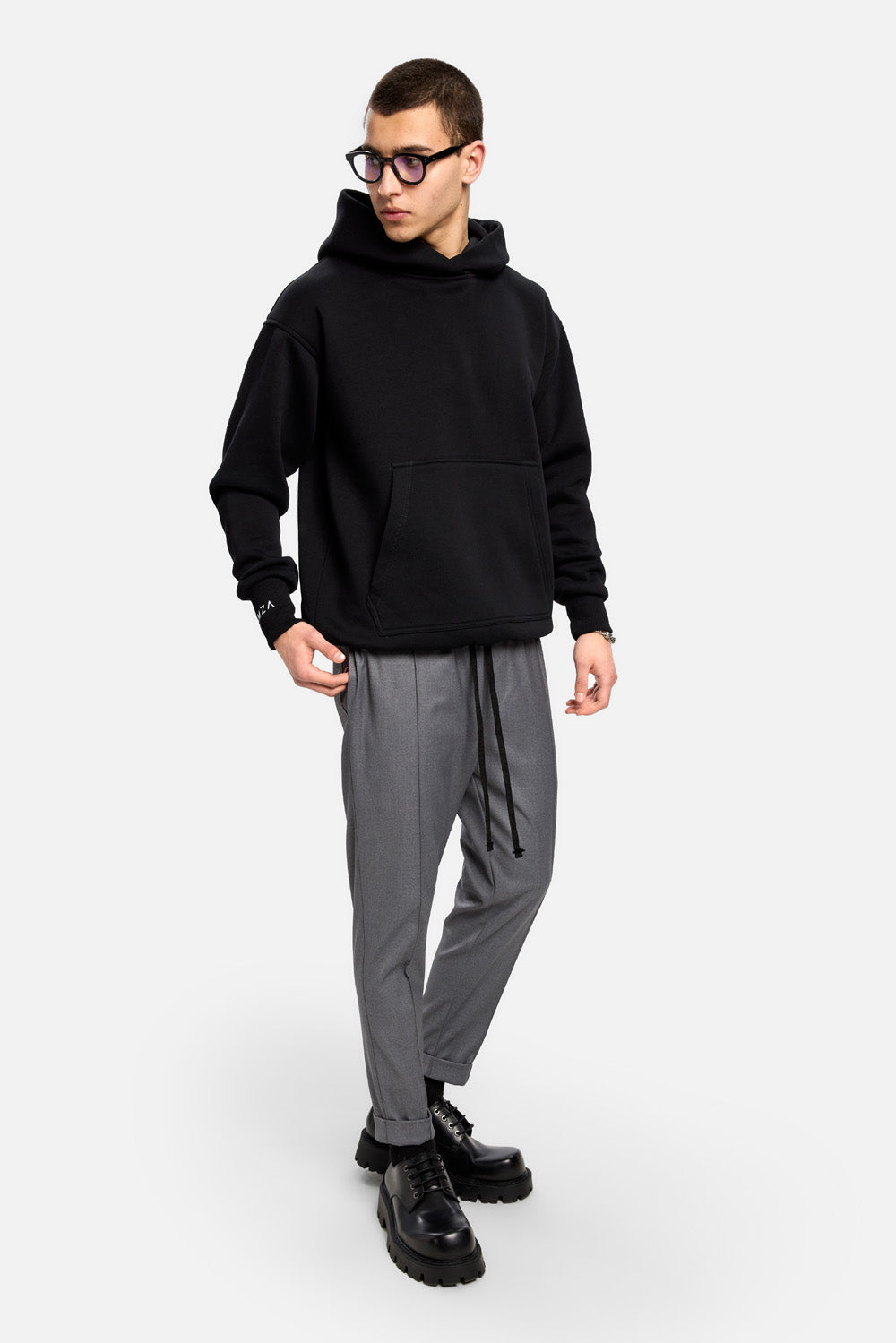 Pantaloni din stofa Thom | Bărbați | Gri | Stil Modern & Elegant | Confort & Funcționalitate | Atelier Hamza