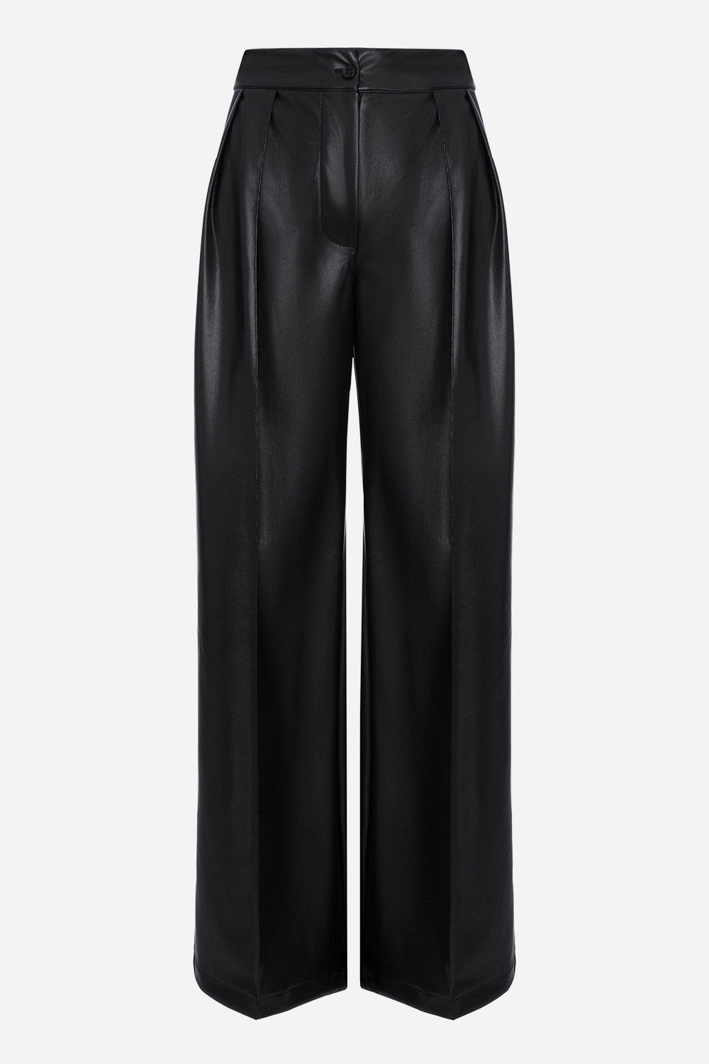 Kimi V2 Leather Black Pants