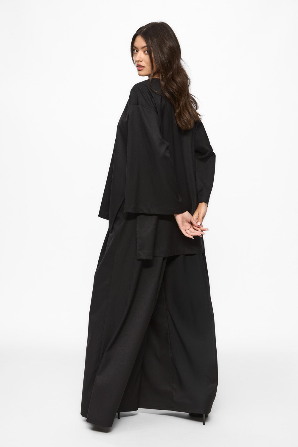 Kimi Black Cloth Cardigan