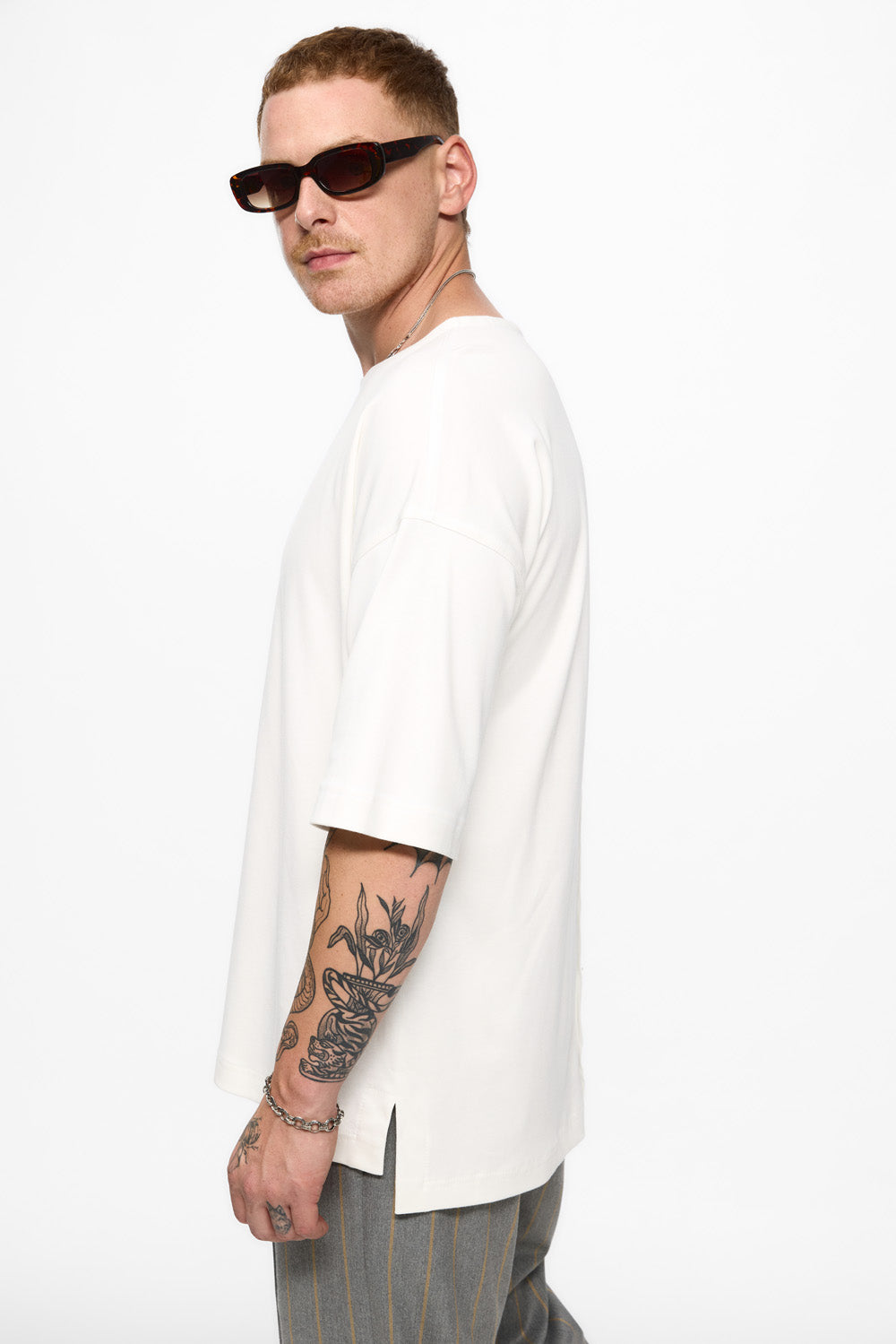 Interlock Super Fine White T-shirt