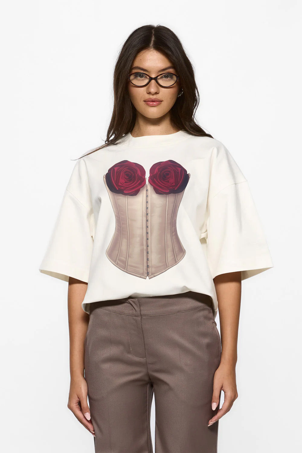 Vanilla printed off-white t-shirt