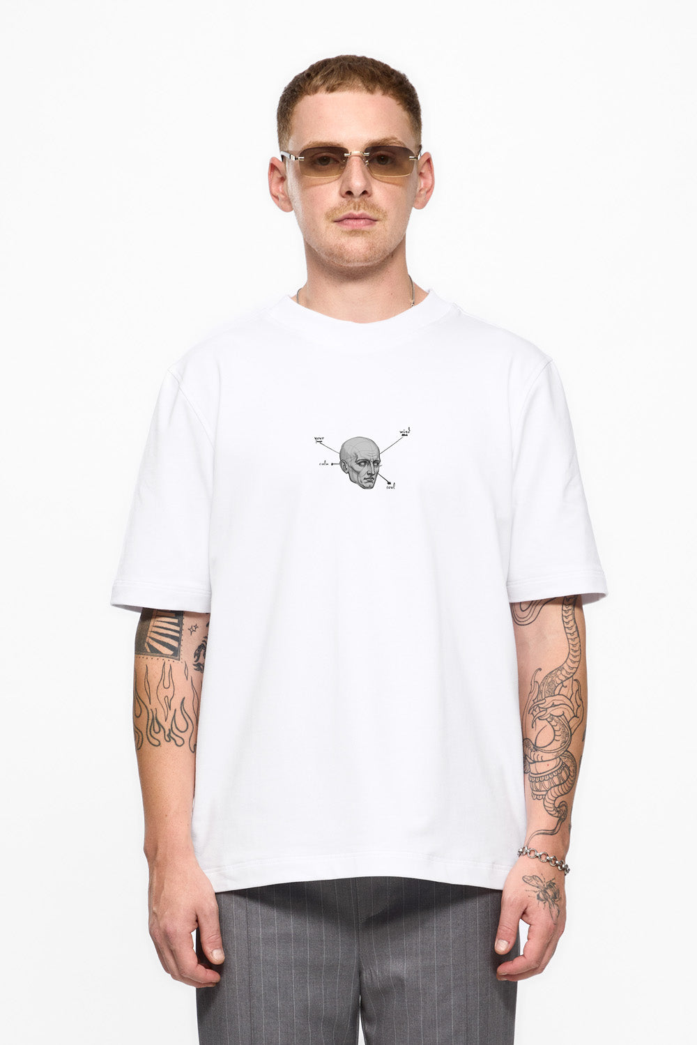 Los angeles Printed White T-Shirt