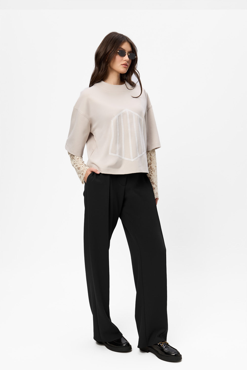 Kimi V2 Cloth Black Pants