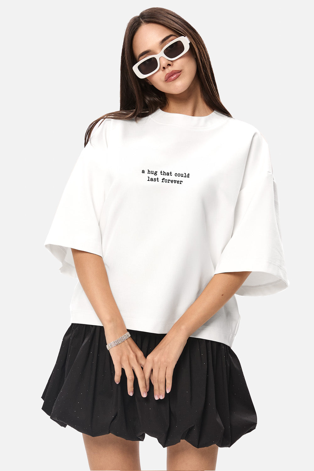 Charmante drukowana koszulka w kolorze Off-White W