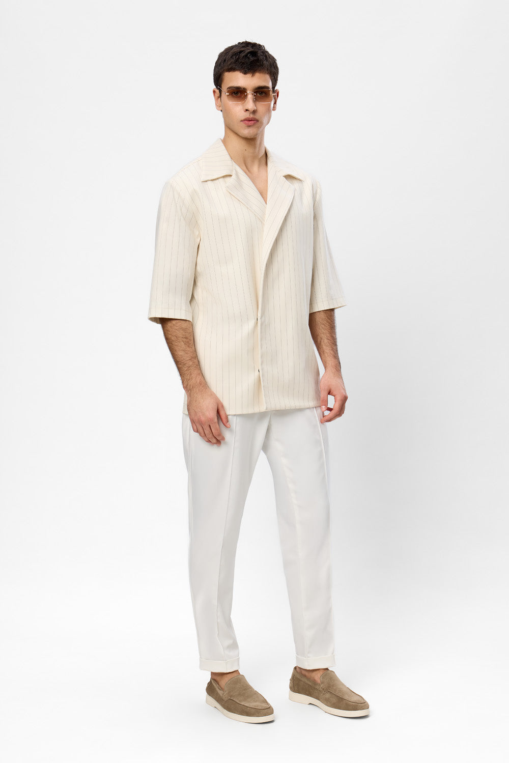 Riviera Vanilla with stripes Cloth Jacket