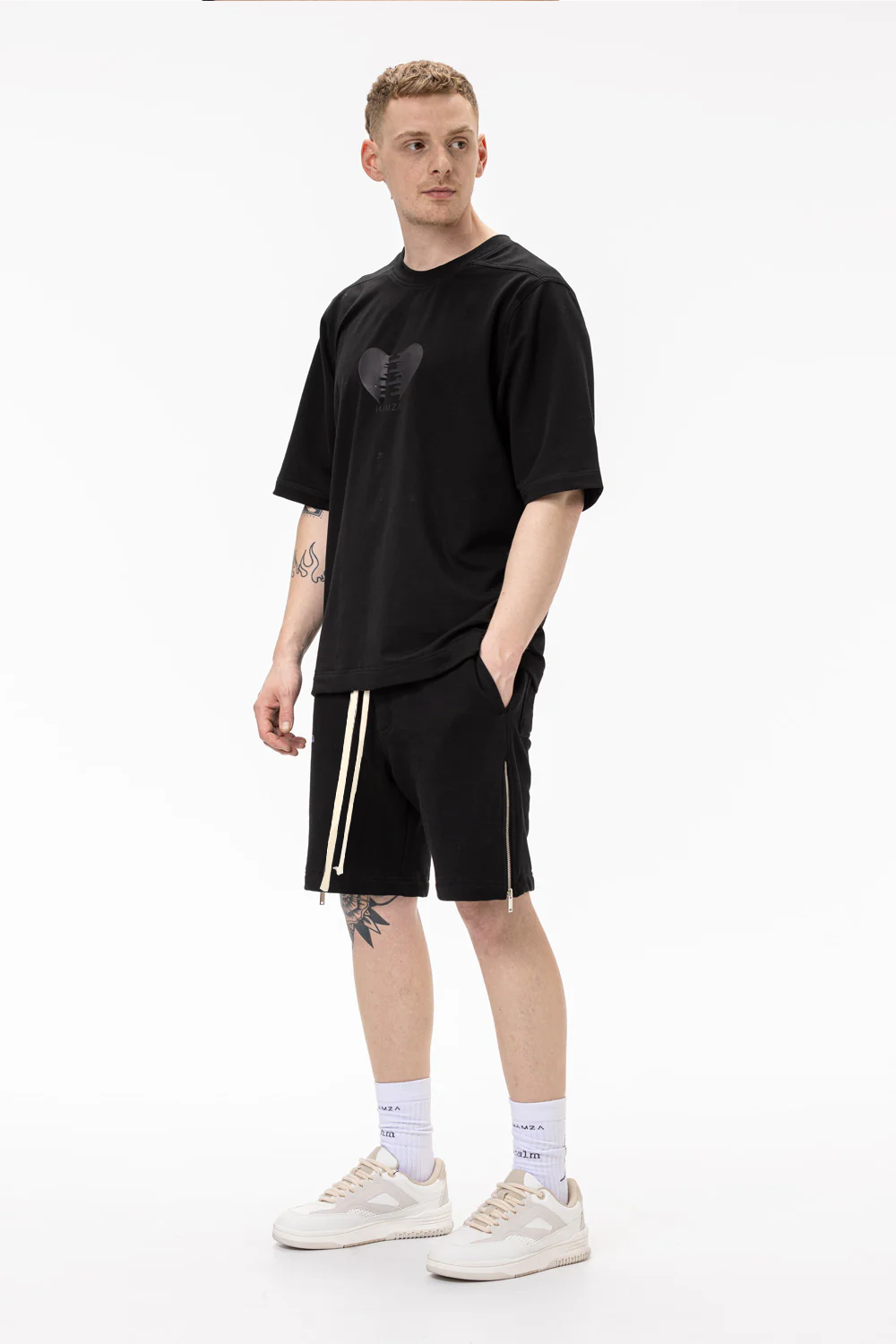 Chaos embroidered shorts
