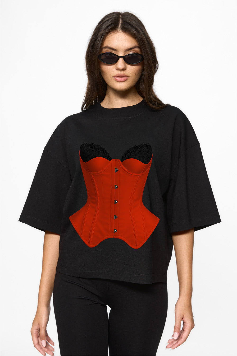 Charmante drukowana koszulka w kolorze Off-White W