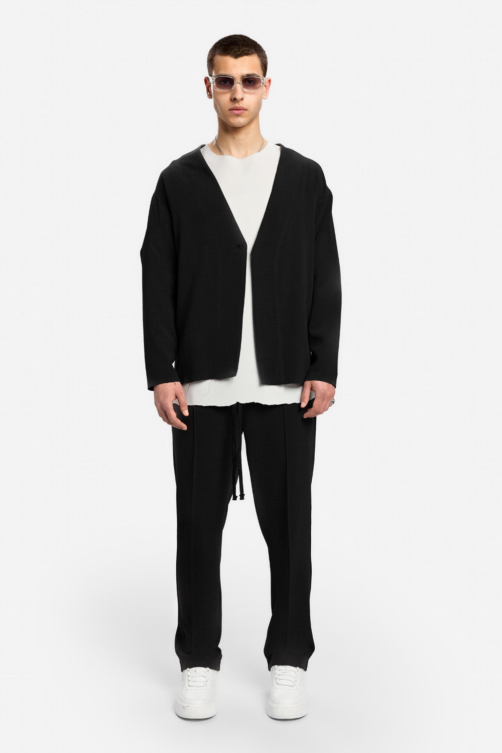 Pantaloni stofa 247 | Bărbați | Negru | Stil Modern & Elegant | Confort & Funcționalitate | Atelier Hamza