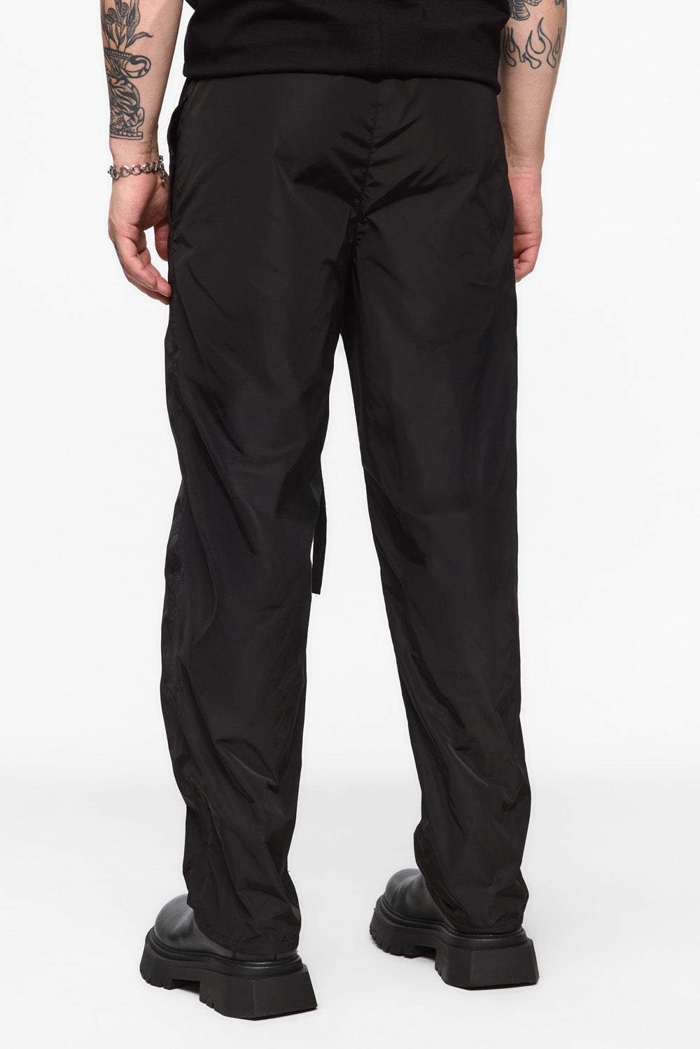 247 black polyamide Pants
