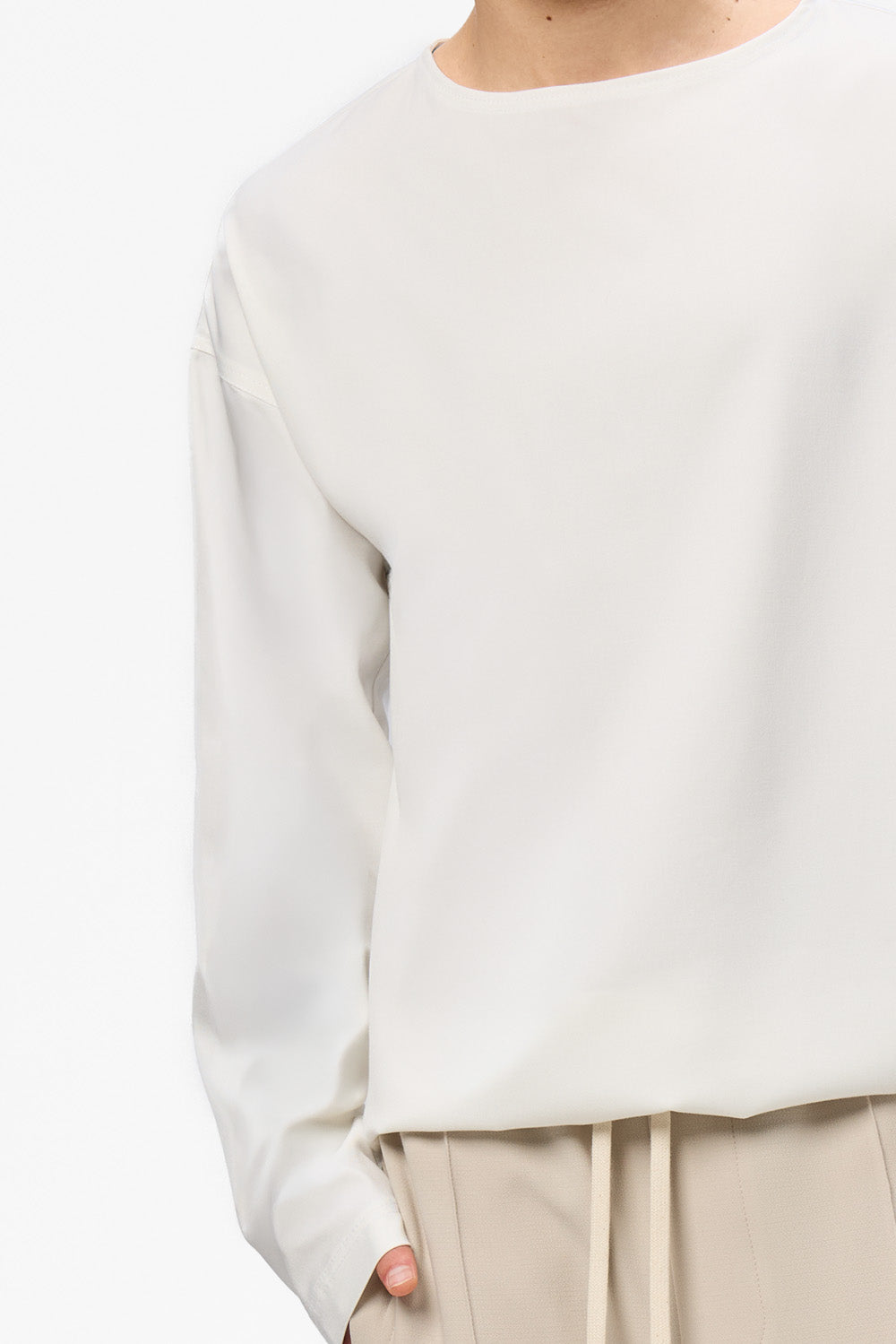 Florence V2 Cloth Off-White Long Sleeve T-Shirt