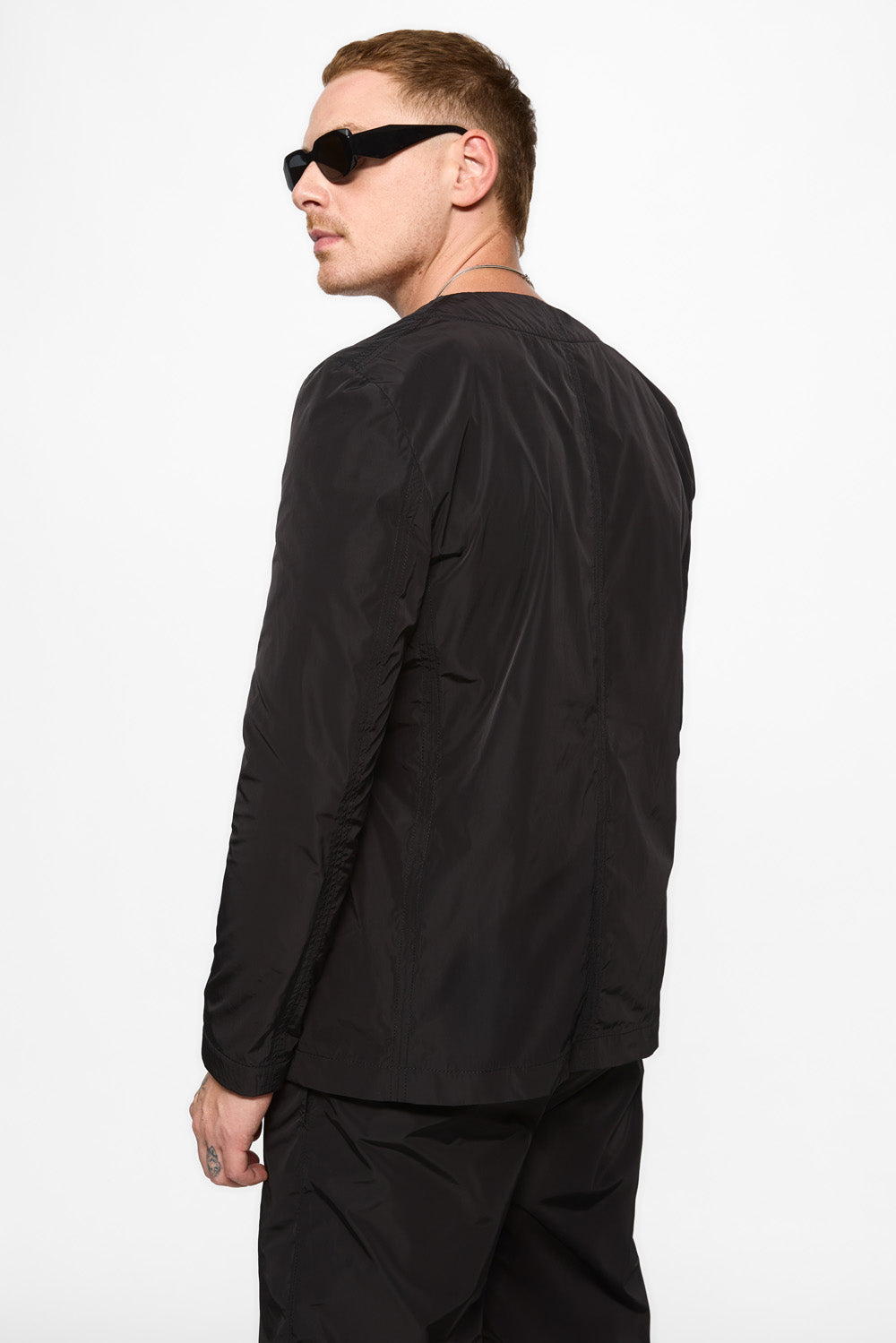 247 Black Polyamide Cardigan
