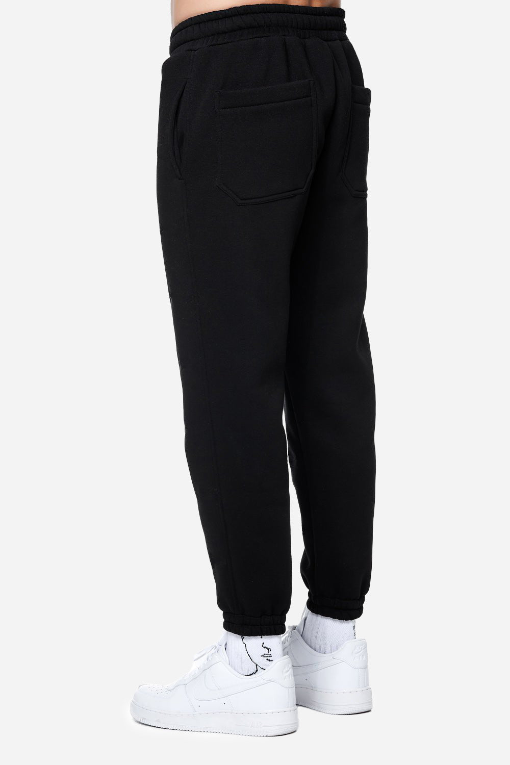 Pantaloni Osiris Flausati | Bărbați | Negru | Stil Modern & Elegant | Confort & Funcționalitate | Atelier Hamza