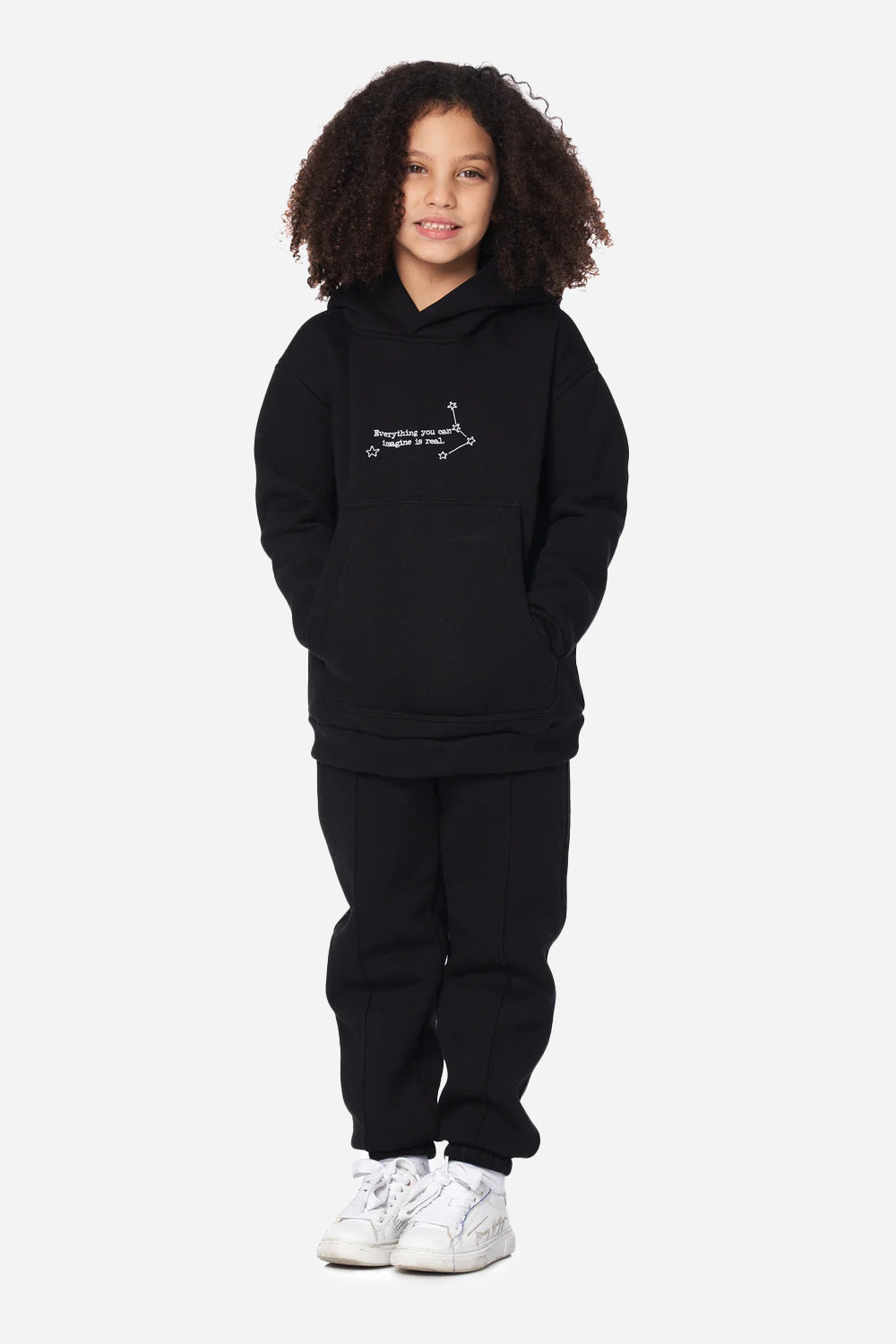 Compleu Trening pentru copii Galaxy | Negru | Stil Modern & Jucaus | Confort & Funcționalitate | Atelier Hamza