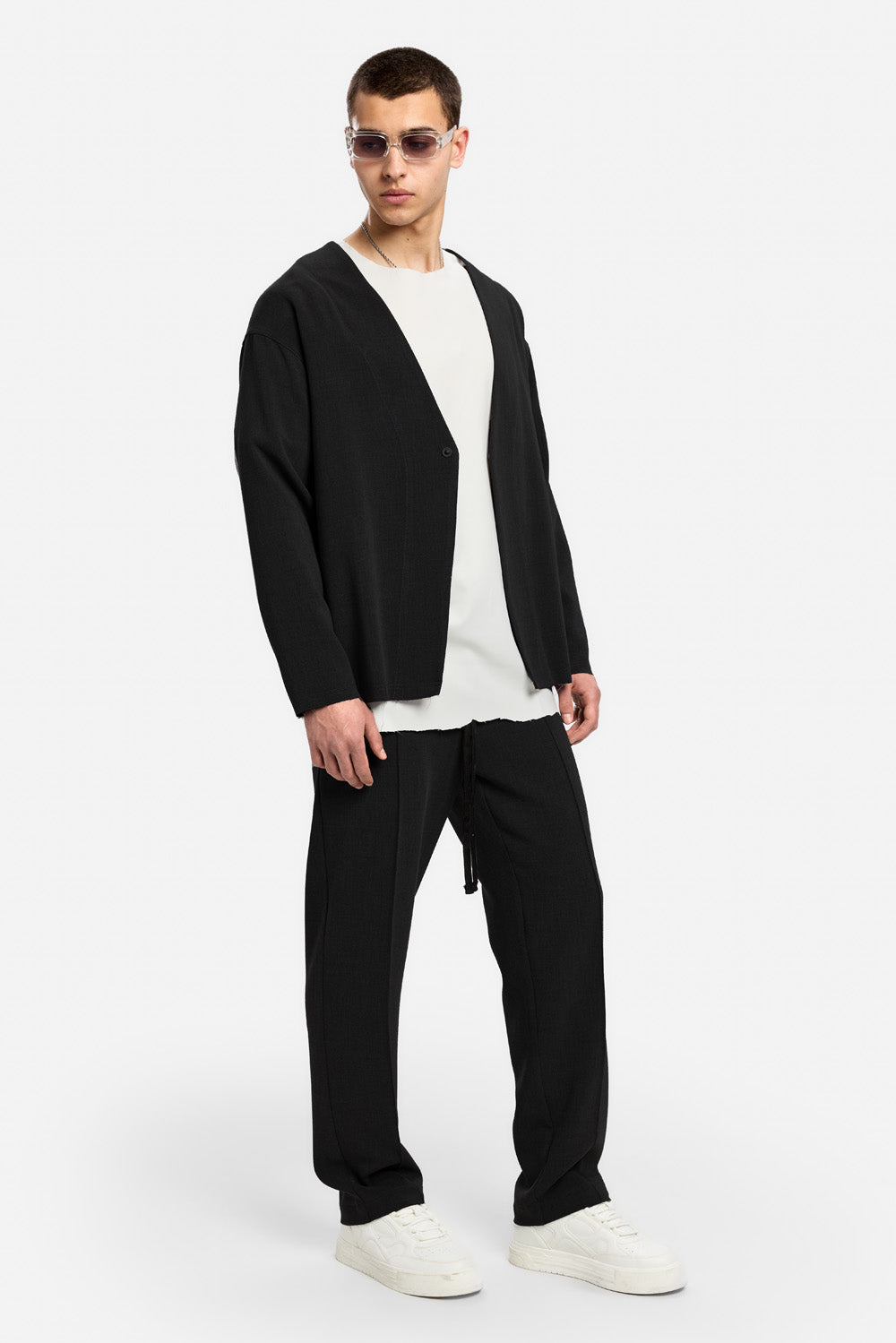 Pantaloni stofa 247 | Bărbați | Negru | Stil Modern & Elegant | Confort & Funcționalitate | Atelier Hamza