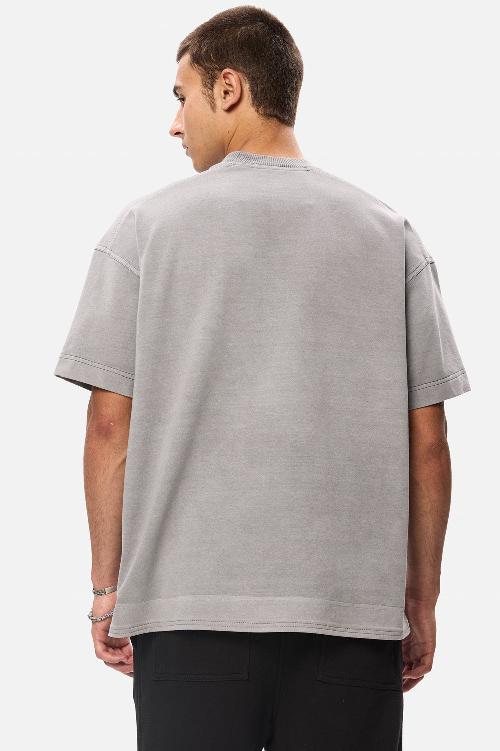 Tricou de barbati cu imprimeu Perseus | Confort & Eleganță | Gri | Atelier Hamza