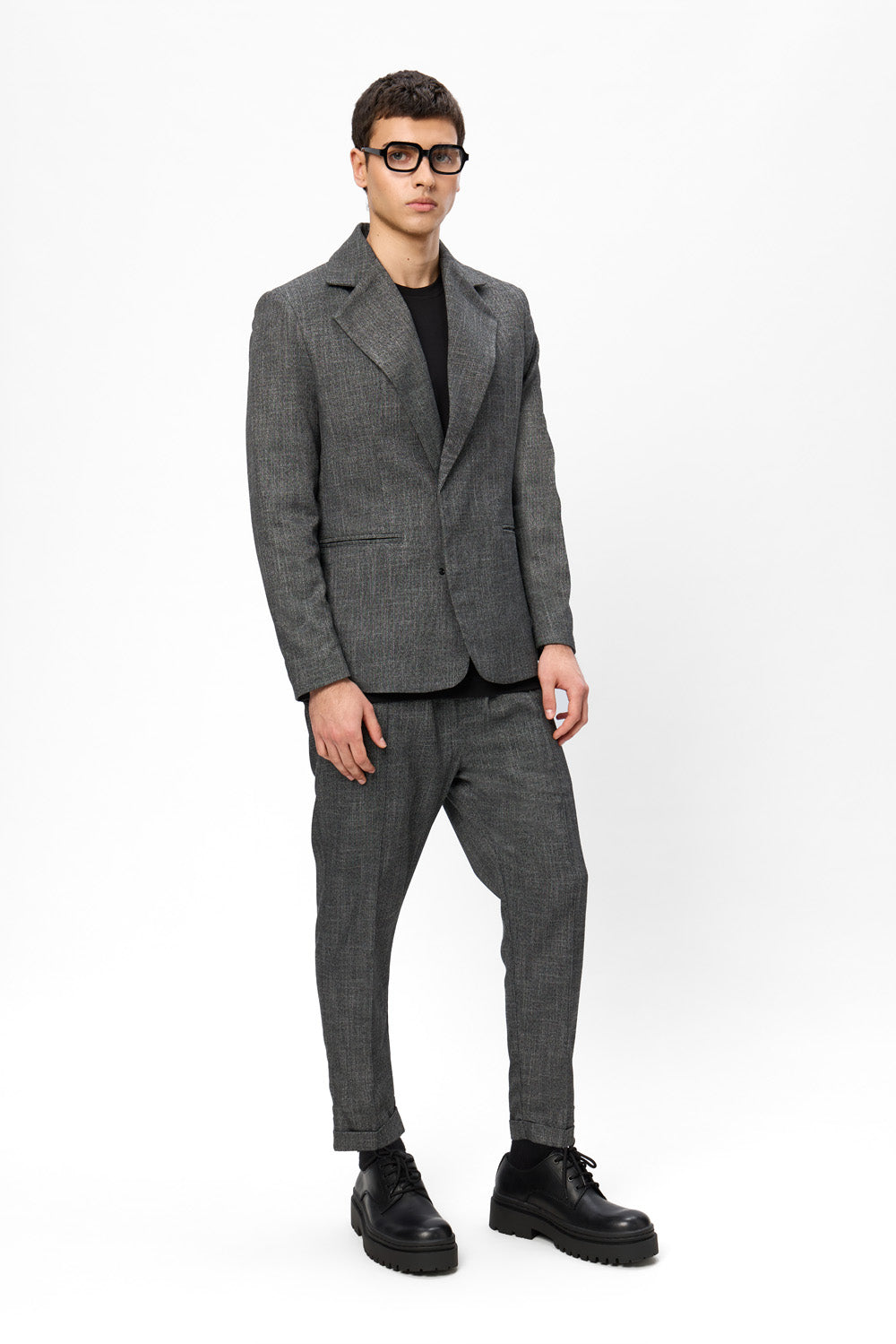 Thom V2 Black Melange Blazer