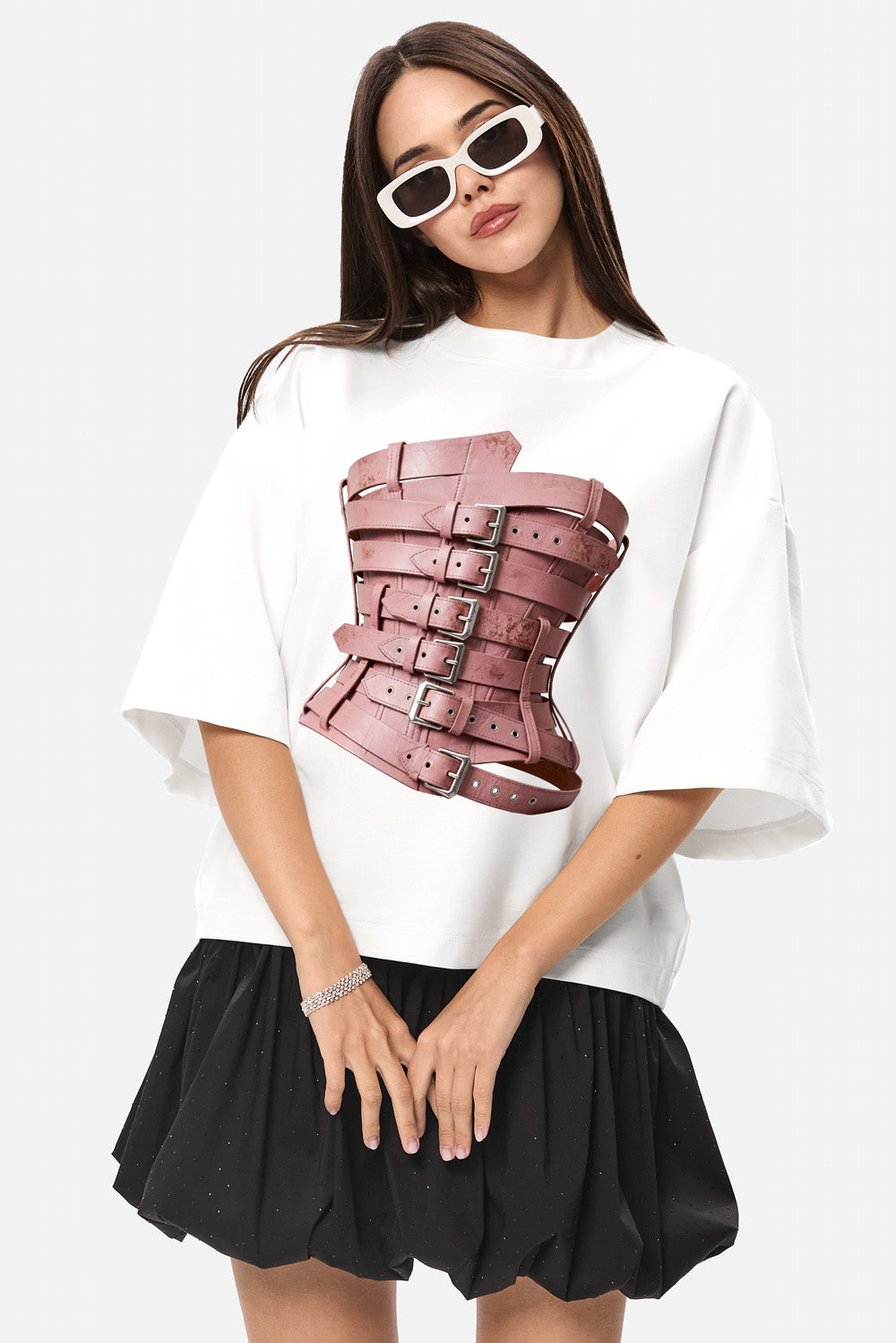 Pink belt printed Off-White T-Shirt