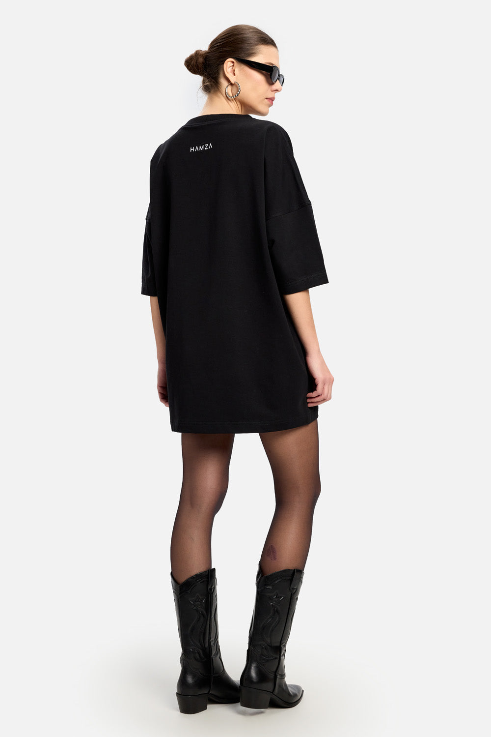 Rochie cu corset si imprimeu Bandana| Femei | Negru | Stil Modern & Elegant | Confort & Funcționalitate | Atelier Hamza