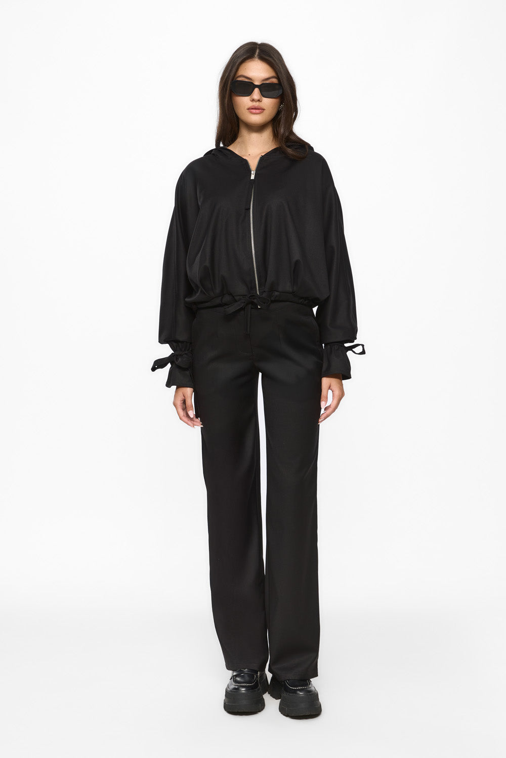 Swan Black Cloth Pants