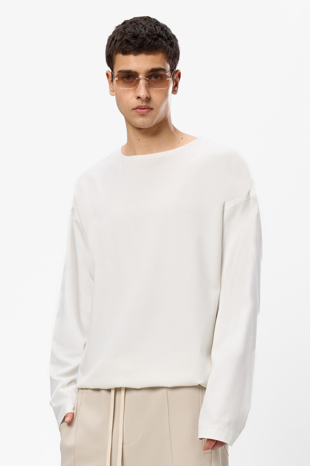 Florence V2 Cloth Off-White Long Sleeve T-Shirt
