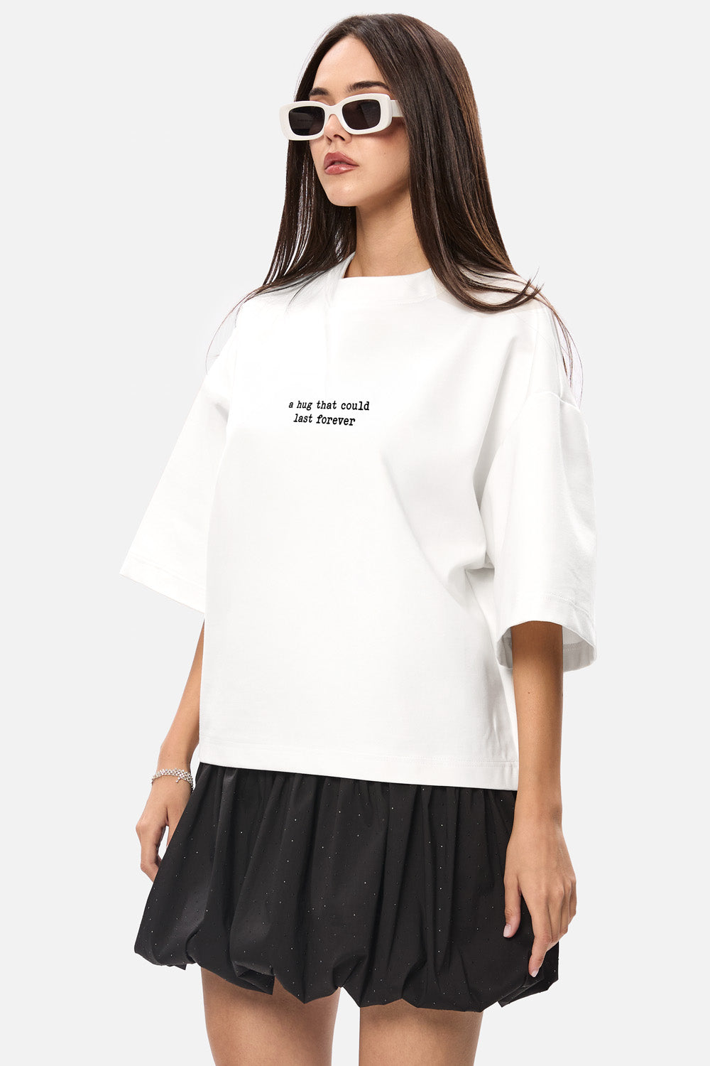 Charmante drukowana koszulka w kolorze Off-White W