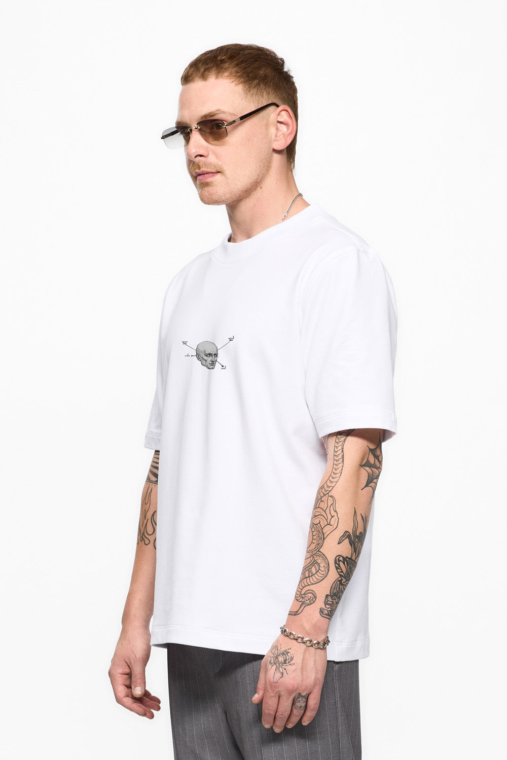 Los angeles Printed White T-Shirt