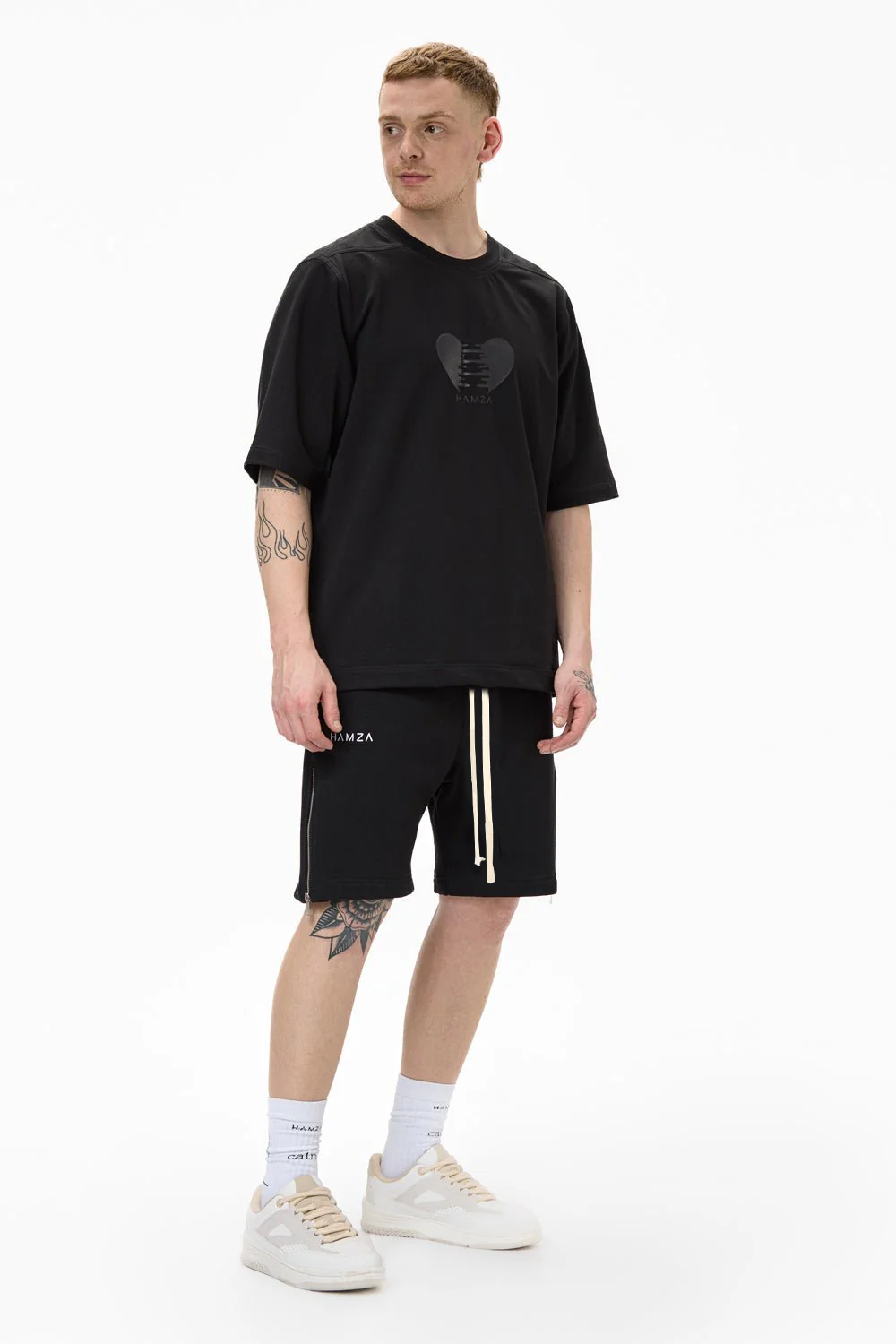 Chaos embroidered shorts