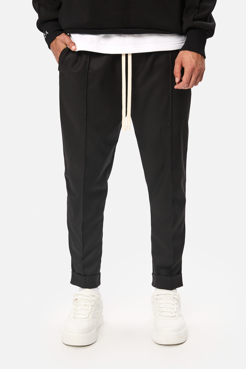 Pantaloni din stofa Thom | Bărbați | Bej| Stil Modern & Elegant | Confort & Funcționalitate | Atelier Hamza