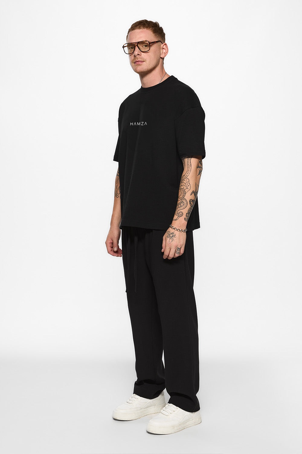 Aky Printed Black T-Shirt