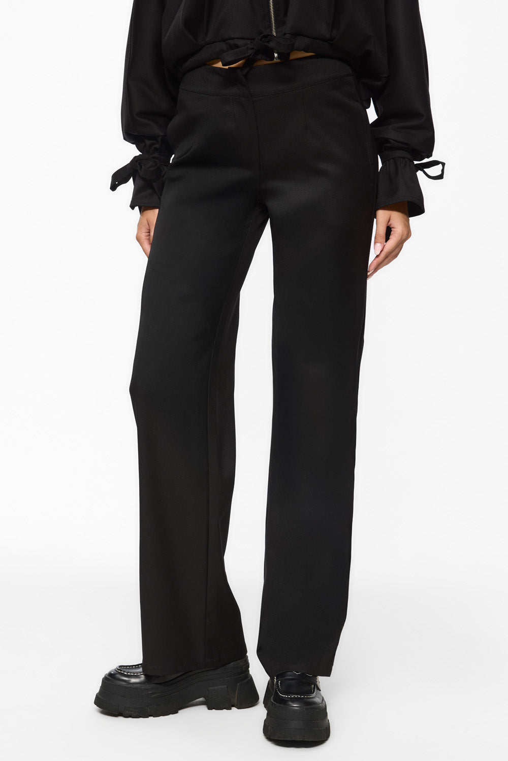 Swan Black Cloth Pants