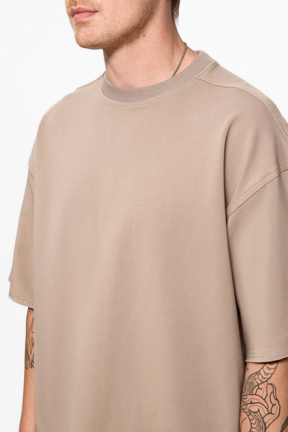 Oversized Beige T-shirt