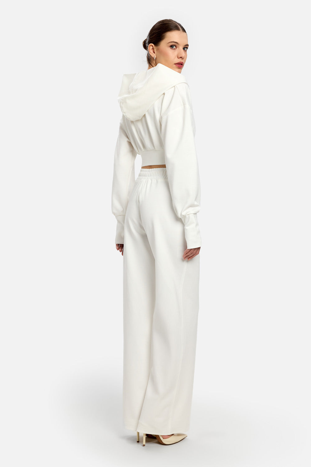 Hanorac Karol cu corset| Femei | Alb | Stil Modern & Elegant | Confort & Funcționalitate | Atelier Hamza