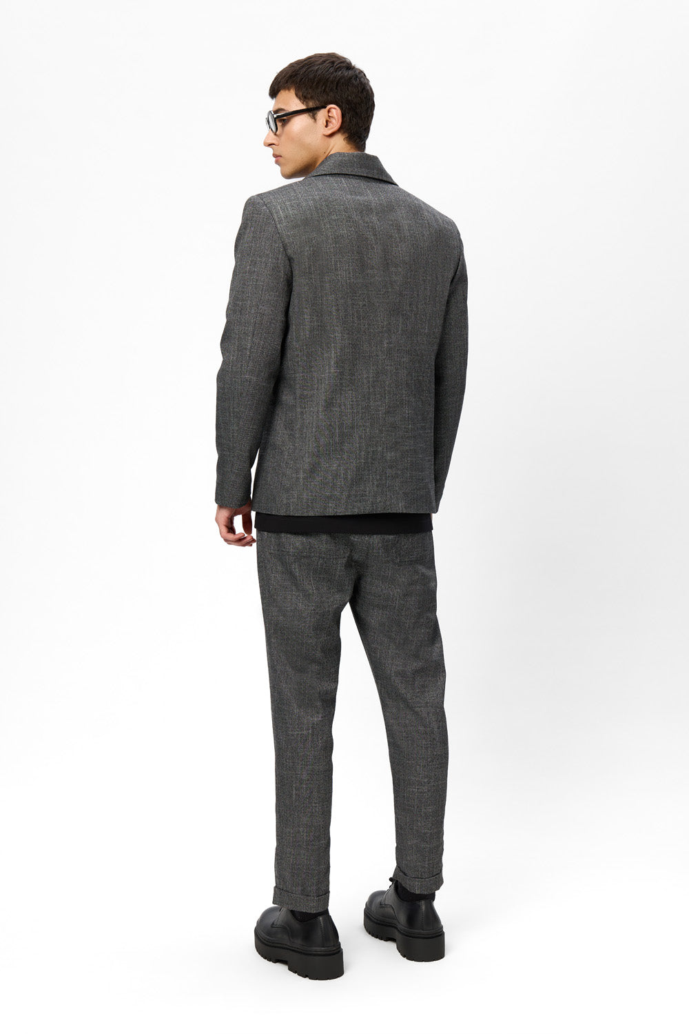 Thom V2 Black Melange Blazer