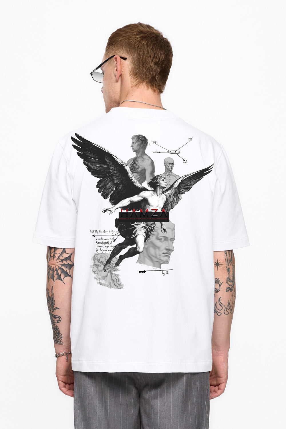 Los angeles Printed White T-Shirt