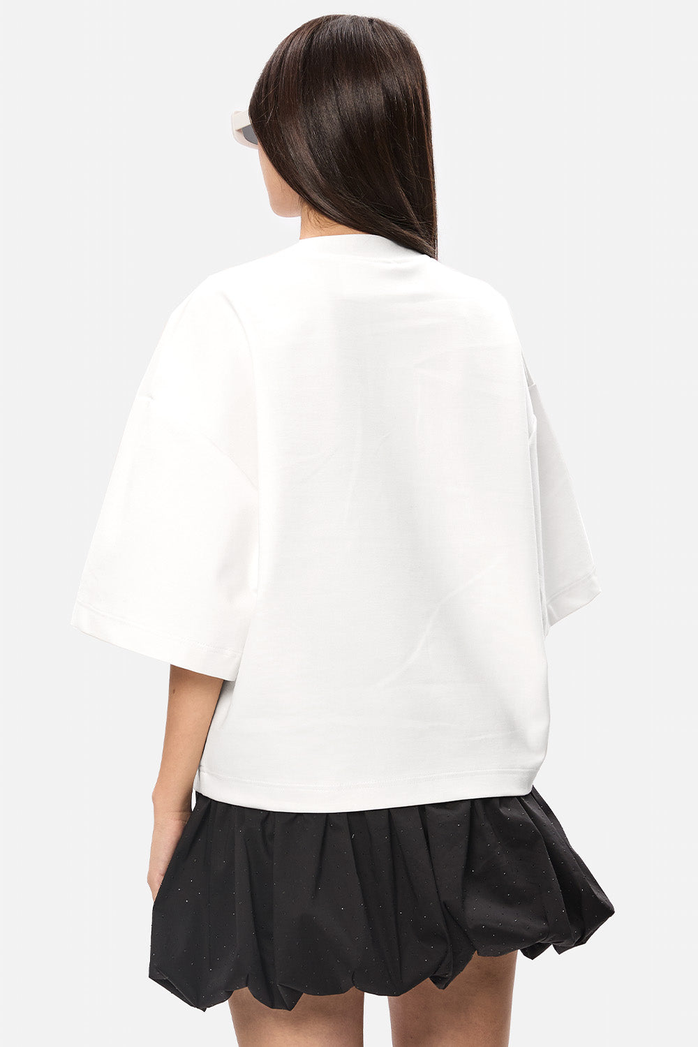 Couture printed Black T-Shirt