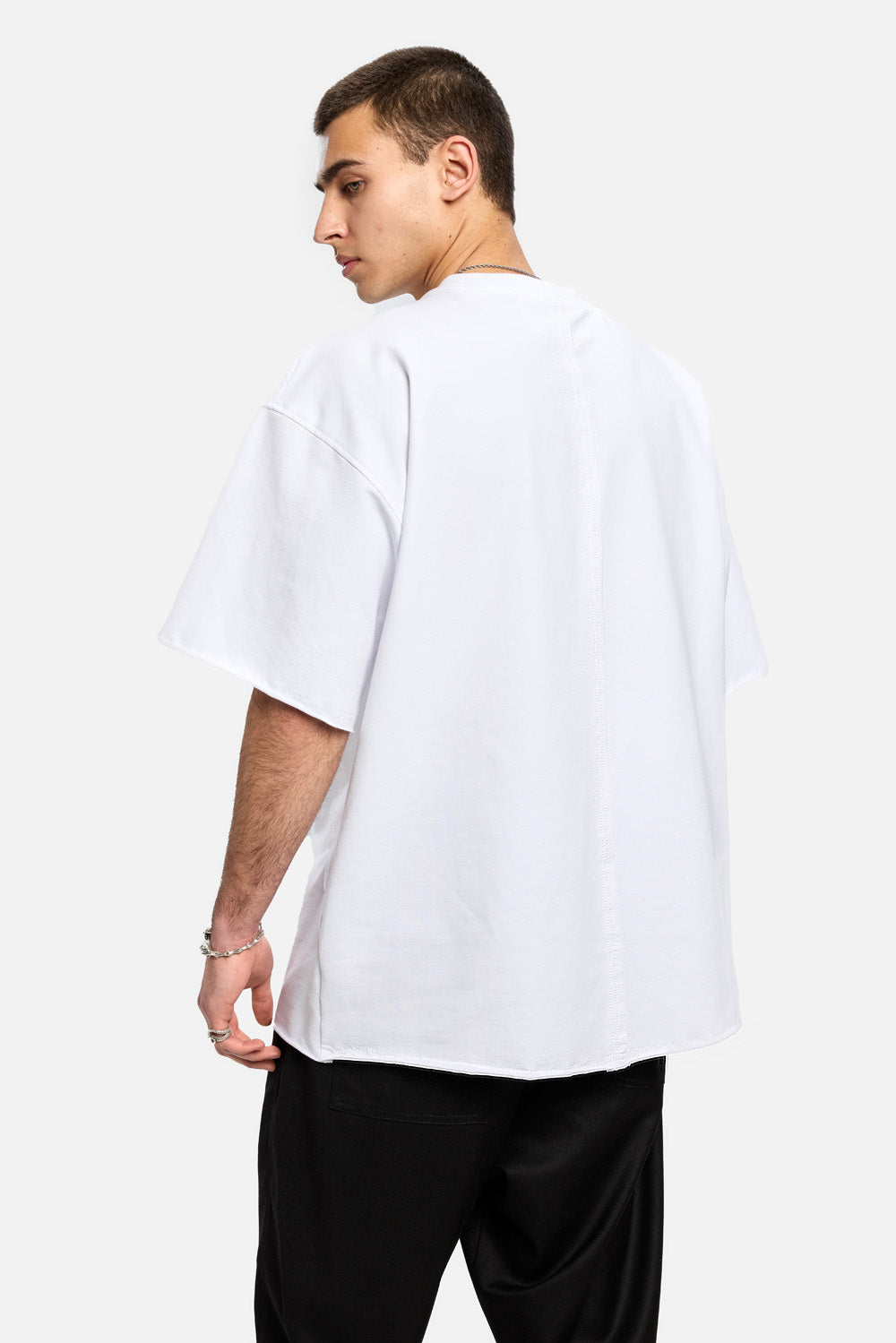 Tricou Sicily | Bărbați | Alb | Stil Modern & Elegant | Confort & Funcționalitate | Atelier Hamza