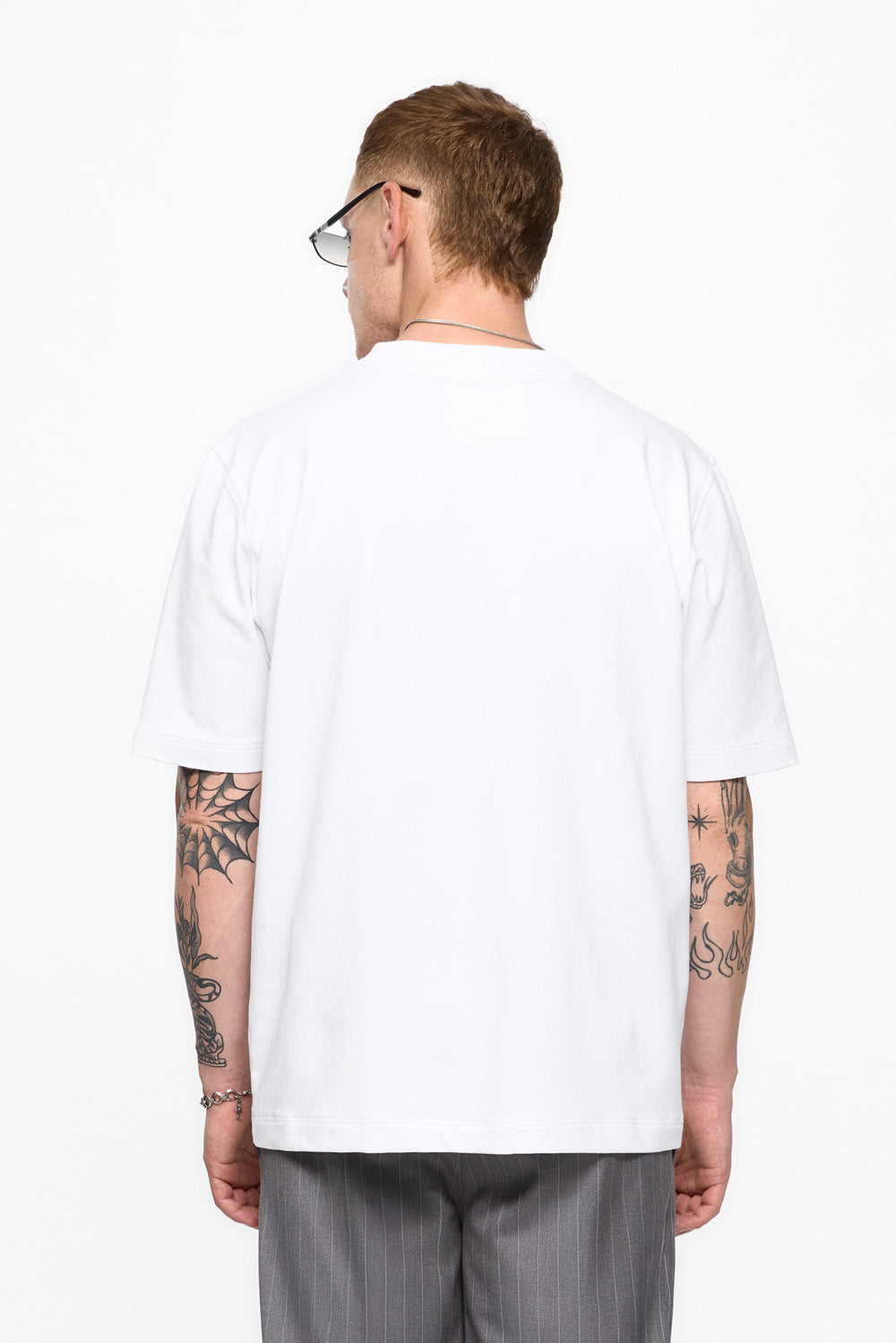 Monarh Printed White T-Shirt