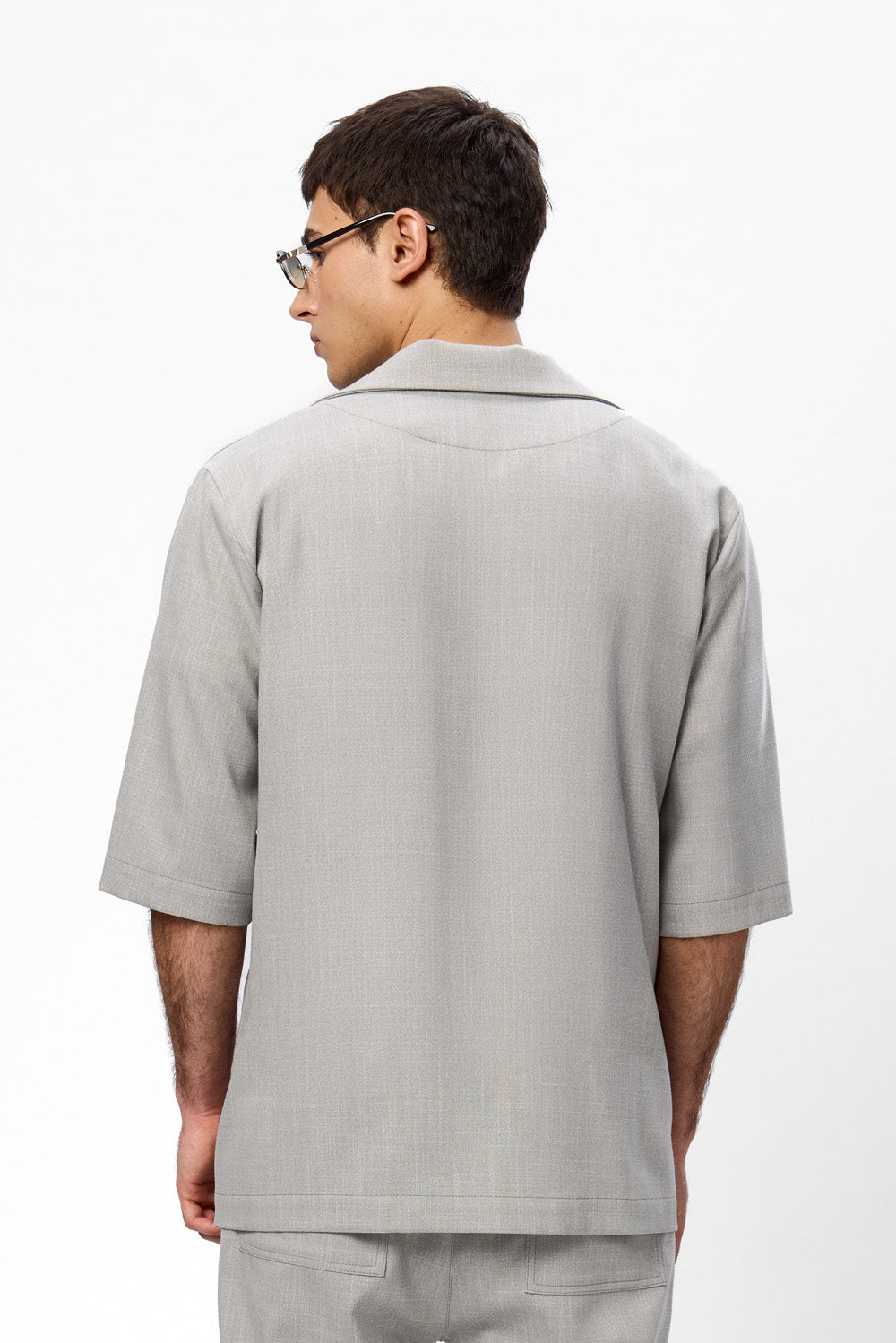 Riviera Grey Melange Cloth Jacket